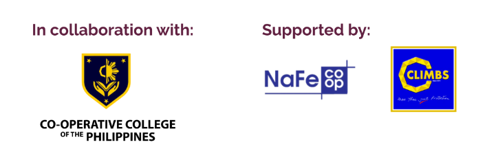Three logos from organisations supporting the event